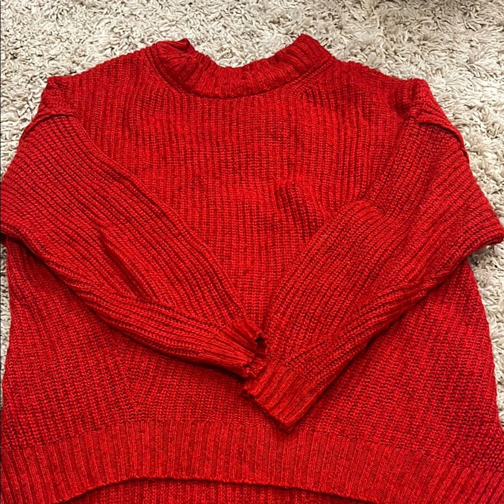 Cozy Red Women's Sweater